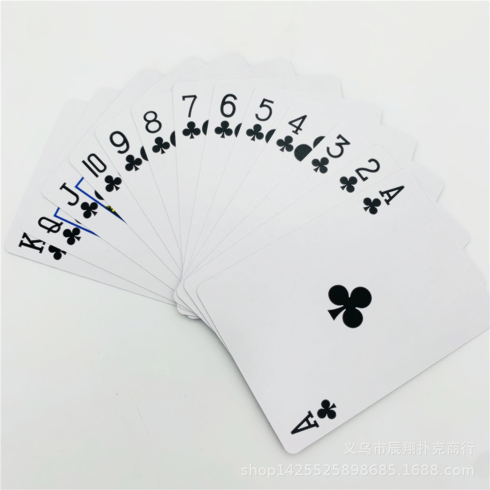 cxbeer 98蜜蜂蓝芯纸扑克牌 56张 外贸 纸牌 红蓝混 4个大小王