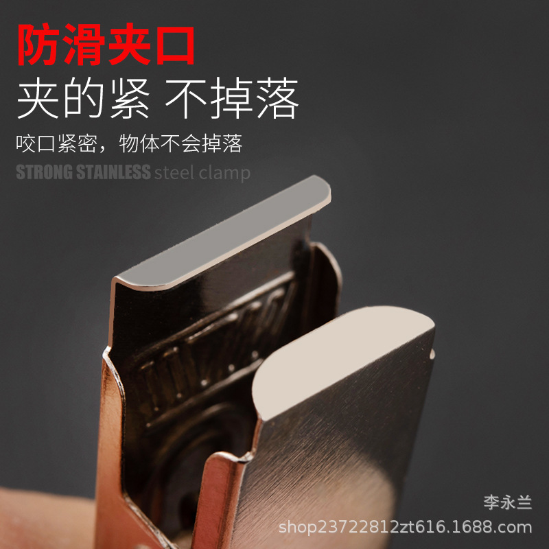 厂牌夹子胸卡夹子 证件胸牌夹子 胸卡证件夹 金属夹子-阿里巴巴