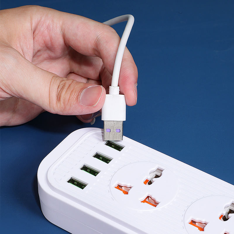 Factory Wholesale Power Strip Multi-Functional Household Power Strip USB Interface Power Strip Wired Patch Board Power Supply Power Strip Plug