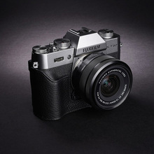 定制相机防水皮套 高级奢华皮革相机包 复古相机底座保护套印logo