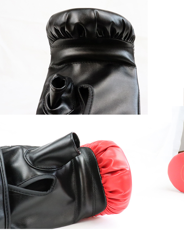 漏指拳套拳击手套成人儿童散打男女半指打沙袋训练器活动赠品手套