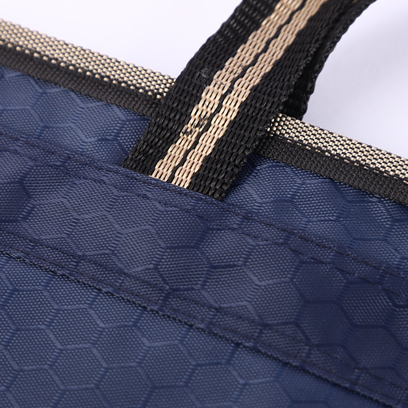 手提公文包现货批发办公室资料包足球纹手提袋牛津布拉链公文袋