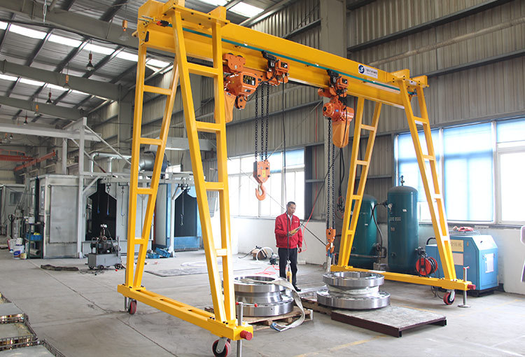 龙门架电动起重机升降手推单梁移动龙门吊5t简易型龙门架厂家直营