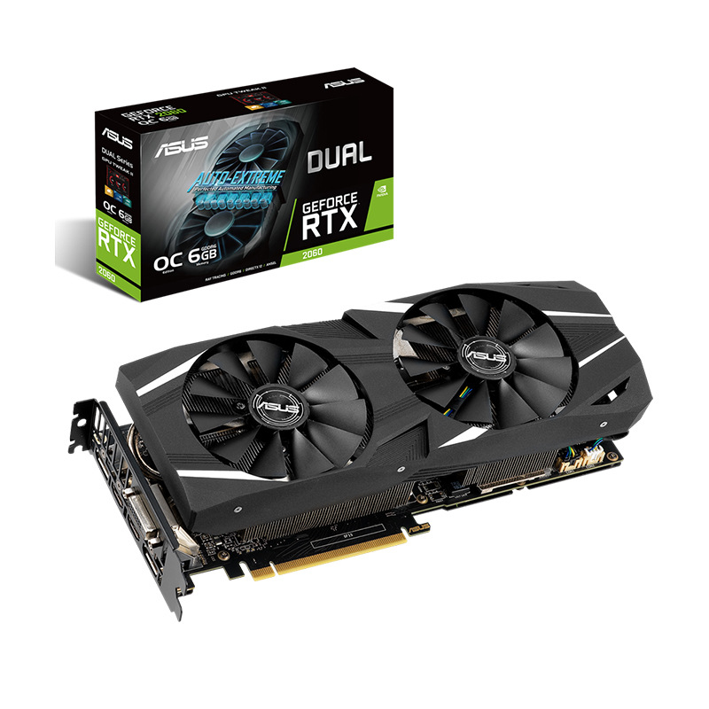 适用于华硕 dual rtx 2060 06g evo台式电脑游戏显卡批发全新