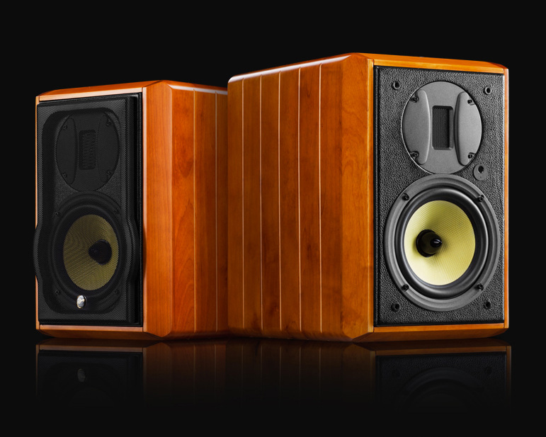 hivi 惠威m1a等磁场带式有源2.0发烧音箱音箱高保真实木音响 棕色