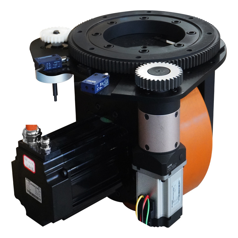 亿控舵轮国产agv驱动轮伺服同步电机电动叉车驱动总成24-48v