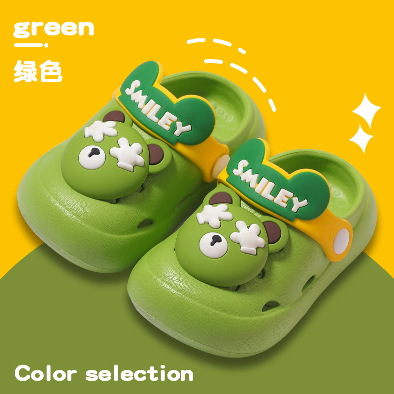 Children's Hole Shoes Summer Eva Wholesale Closed-Toe Slippers Non-Slip Boys and Girls Lightweight Soft Sole 1-9 Years Old Outdoor Slippers