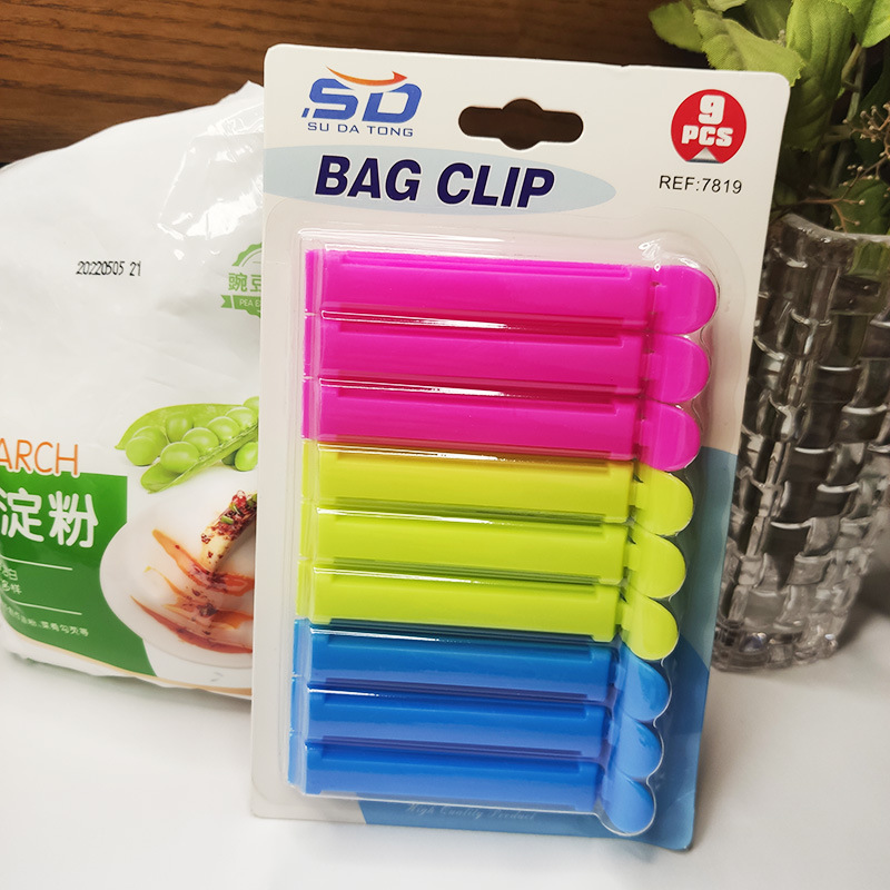Manufacturers Supply Plastic Clip Sealing Clip Sealing Clip Grocery Bag Fresh-Keeping Sealing Clip Snacks Sealer