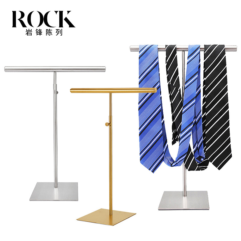 T型项链丝巾领带背包挂包架 可调节多功能首饰服装店挂包展示架子