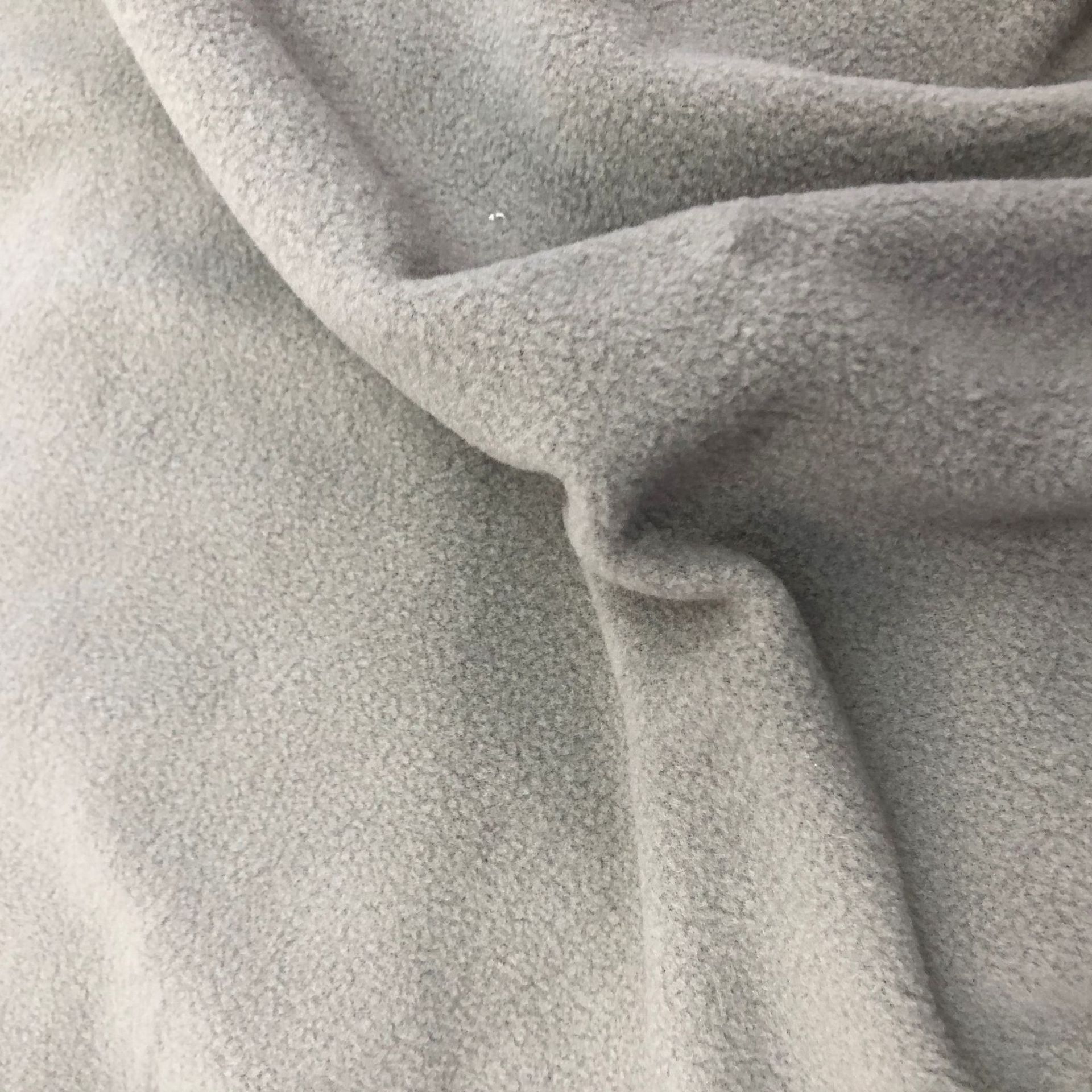 摇粒绒 144f单面摇粒 160克针织绒布 秋款绒布单面超细摇粒绒布料