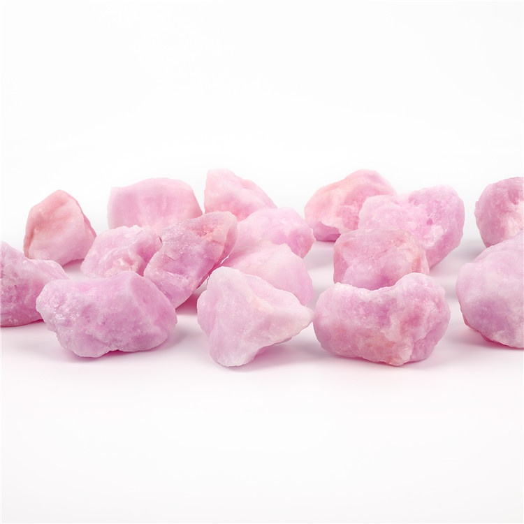 外贸现货专供 粉色纹石毛矿天然粉色原石裸石 家居装饰矿标样材料