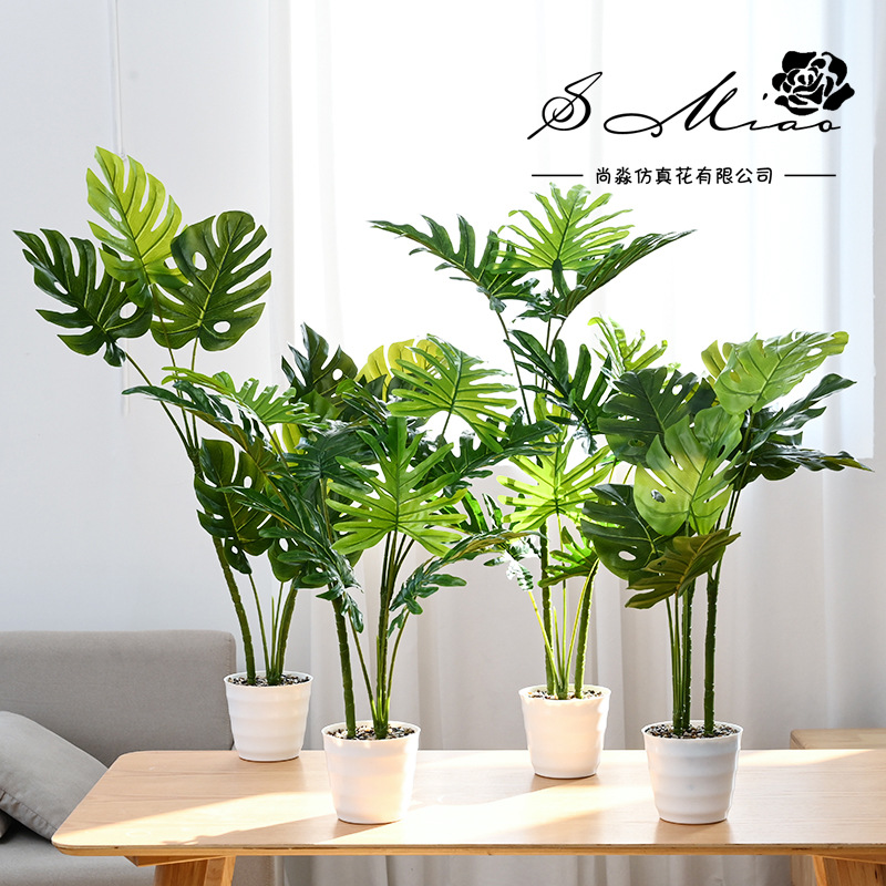 新款大号绿植盆栽创意室内摆件花一件代发植物叶子绿植-阿里巴巴