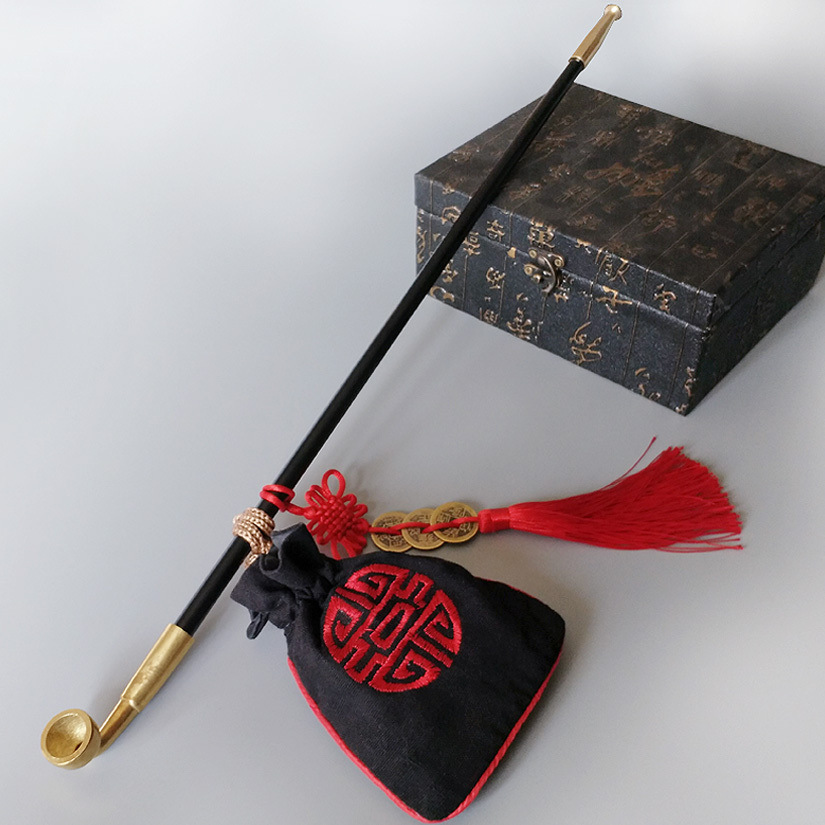 烟斗道具cos烟杆新款旱烟杆烟袋锅电影女士艺术烟筒复古cosplay