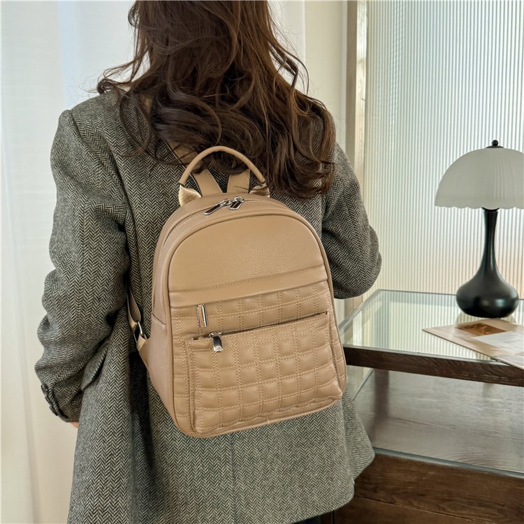 Commuter Classic Style Backpack Female College Student Simple Backpack Fashion Casual Bag Travel Bag