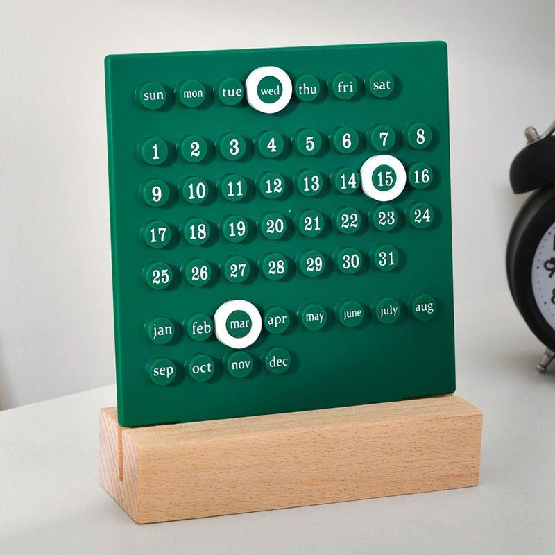 Perpetual Calendar Handmade DIY Ferrule Desk Calendar Desktop Decoration Acrylic Calendar Postgraduate Entrance Examination Countdown Reminder Card 2023