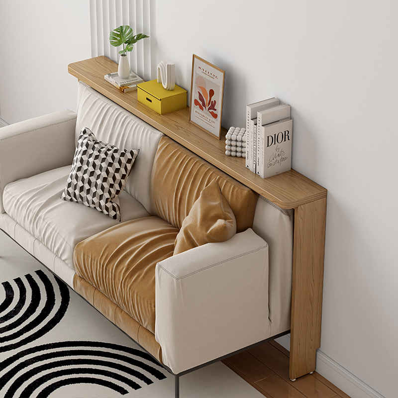 电动沙发后置物架实木客厅落地靠墙书架超窄暖气片置物架收纳架