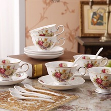 欧式陶瓷咖啡杯碟下午茶茶具咖啡杯酒店会所居家茶杯咖啡杯具批发