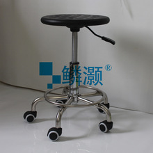 304不锈钢手术圆凳医生凳带轮可升降带靠背旋转圆凳