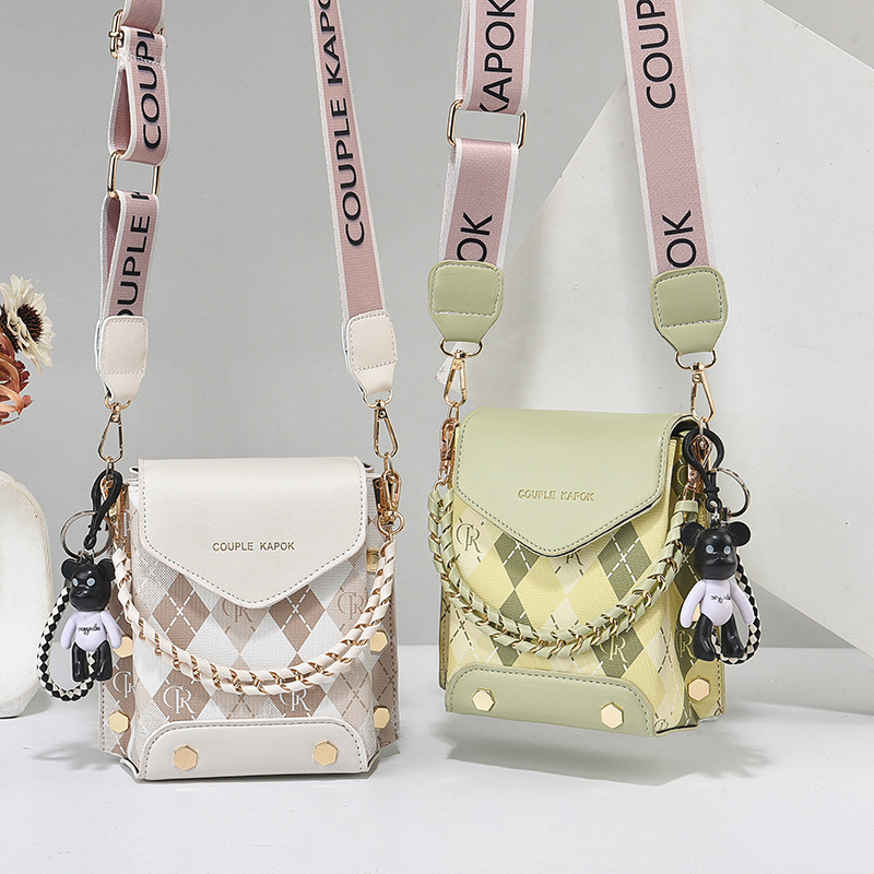 手机包时尚新款2024小挎包女百搭潮流迷你斜跨单肩女包包一件代发