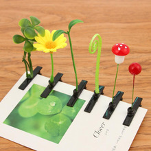 1PC Funny Show Bean Sprout Bobby Hairpin Flower Plant Hair跨