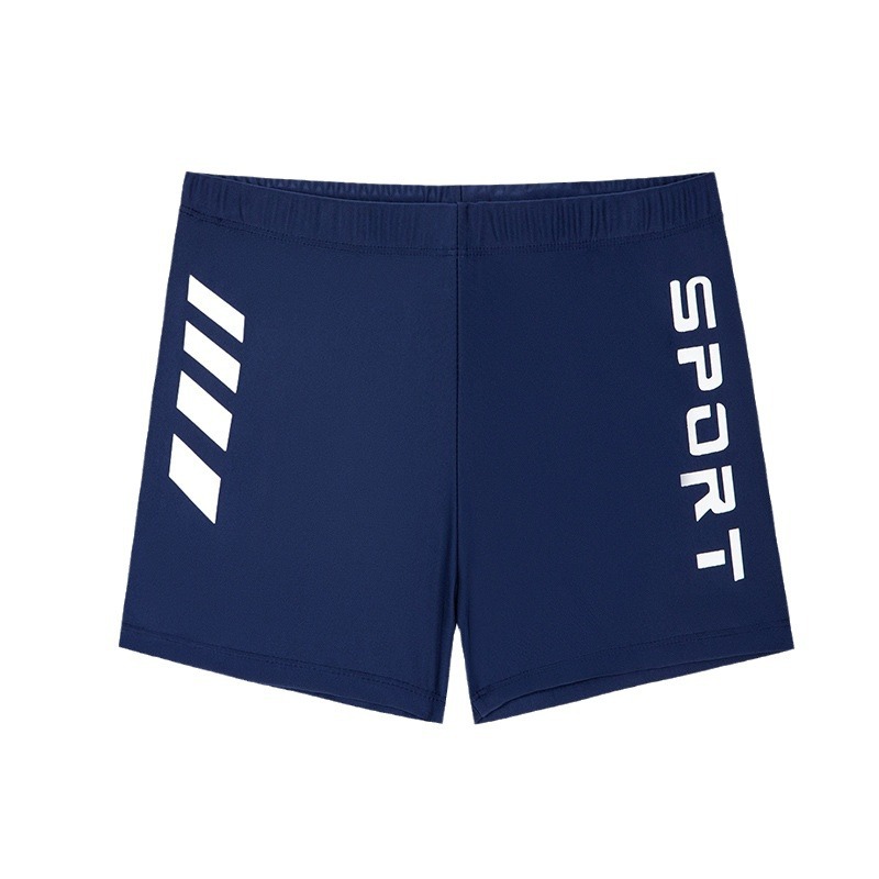 Children's Swimming Trunks Professional Training Student Swimming Trunks 4-12 Years Old Boys' Swimming Trunks Personalized Letter Printed Boys' Swimming Trunks