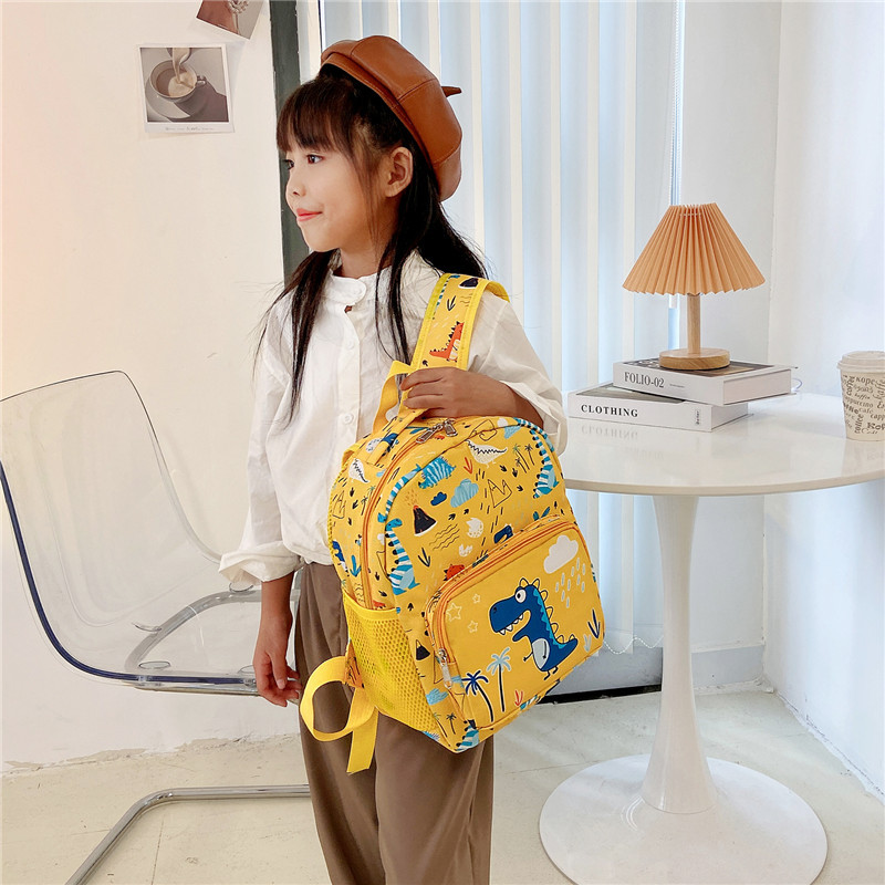 Children's Bag 2022 Summer New Western Style Printed Kindergarten Schoolbag Girl Princess Travel Small Backpack Backpack