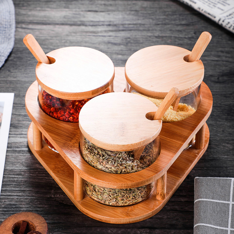 Kitchen Glass Seasoning Combination Set