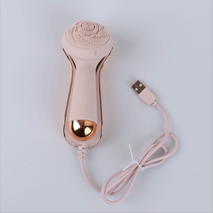 New Facial Cleaner Electric Face Cleaner Face Silicone Face Brush Lifting Massage Instrument Domestic Beauty Apparatus