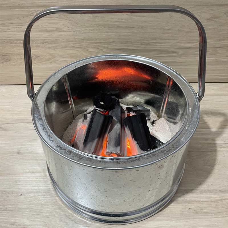 冬天烤火盆木炭烤火炉取暖炉碳烤盆烧炭烧柴新型柴火家用室内木碳