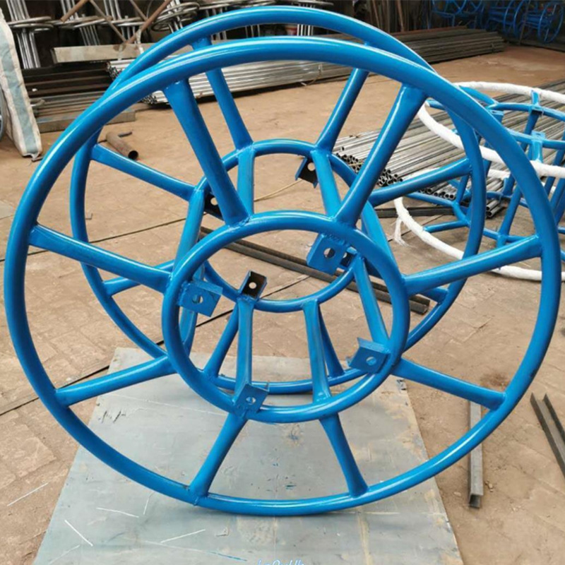 供应钢丝绳线盘架 蜗牛车牵引绳 钢丝绳放线架 钢丝绳收线架