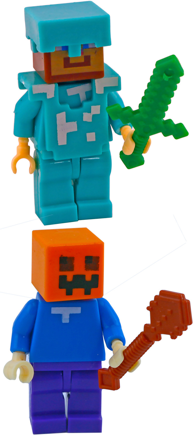 兼容乐高拼装积木我的方块世界6款人仔儿童早教玩具礼品分销