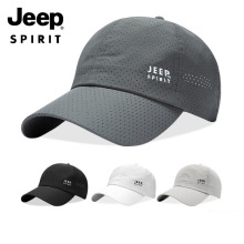 JEEP SPIRIT新款男士速干棒球帽遮阳透气可调节男款时尚运动帽