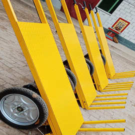 电动窑厂干坯拉砖车 小型搬砖手推平板工具车 建筑工地用搬运砖车