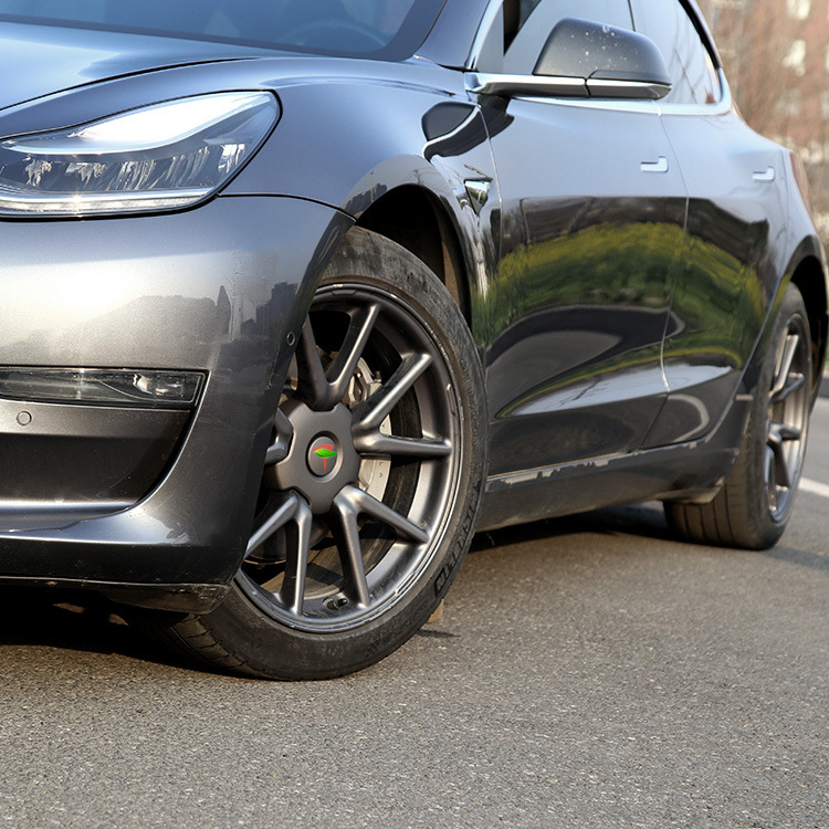 适用于17-22tesla 特斯拉model3轮毂盖五爪轮毂罩外饰改装装饰件