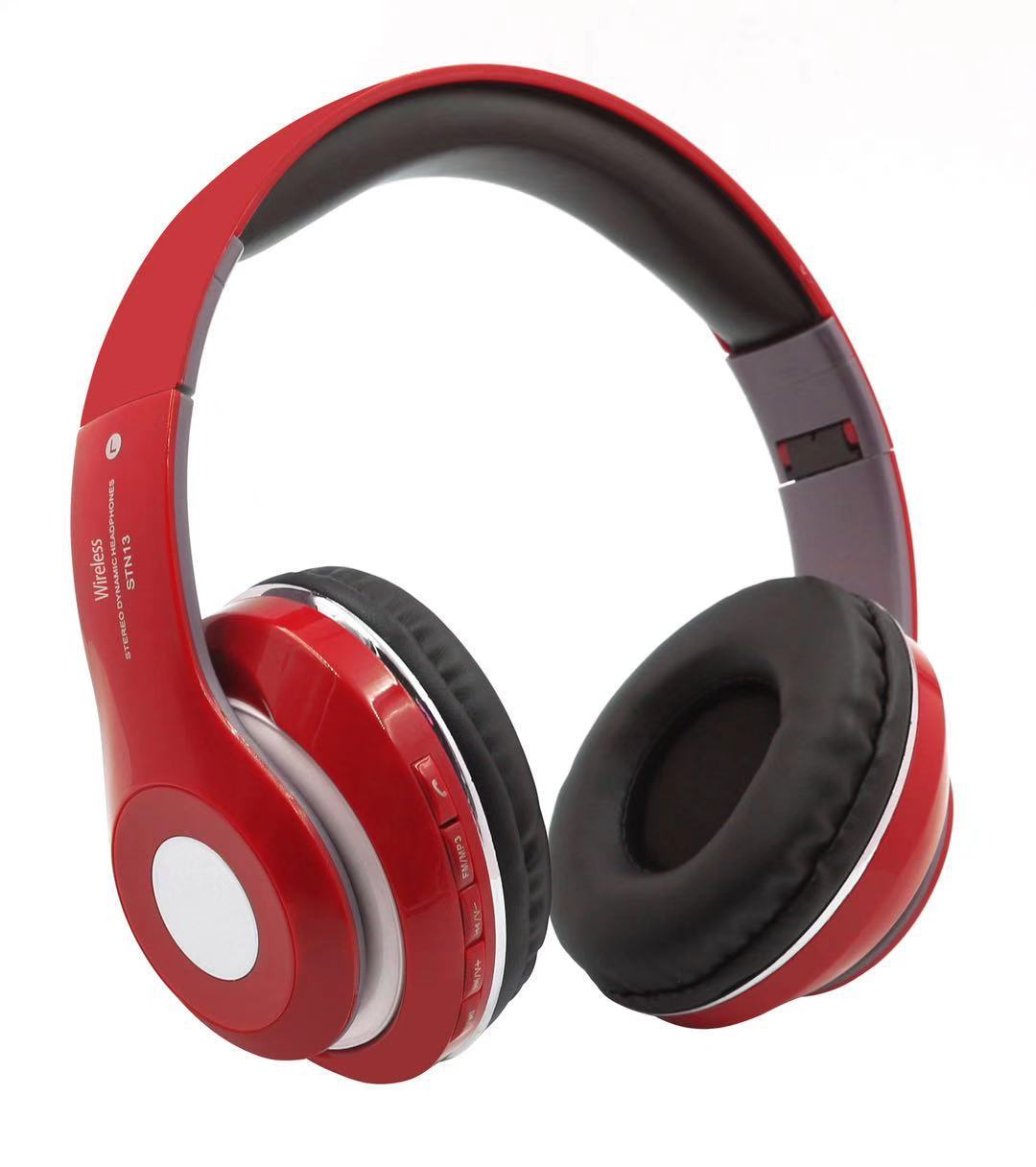 Stn13 Headset Bluetooth 5.0 Wireless Folding Stereo Bass Cross-Border E-Commerce Hot-Selling Product Headset