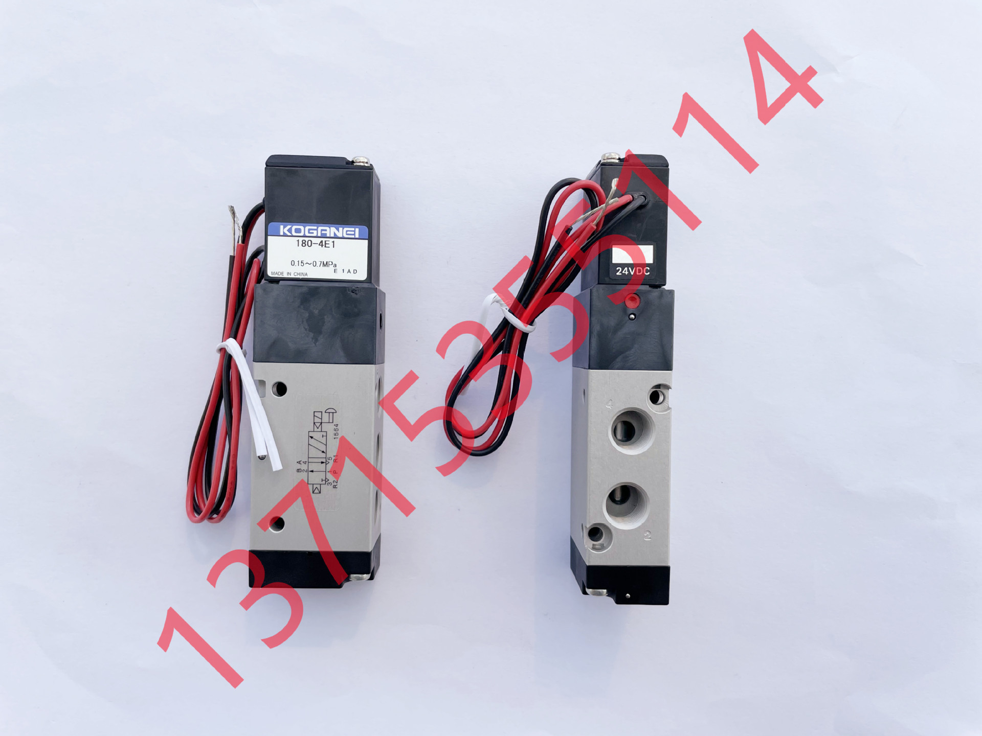 koganei小金井原装电磁阀 180-4e1 24vdc 直接出线式