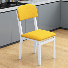 现代简约餐椅木质铁艺时尚靠背椅家用经济型餐桌椅子简易餐厅凳子