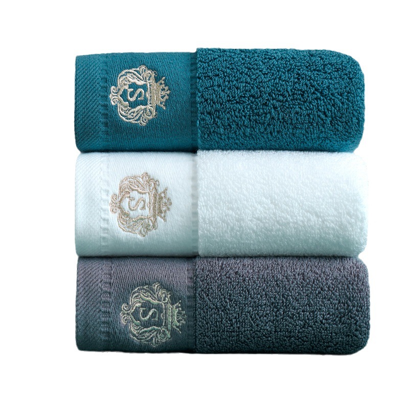 Towel Cotton Wholesale Household Absorbent Pure Cotton Towel Adult Thickened Soft Gaoyang Stall Towel Pure Cotton Wholesale