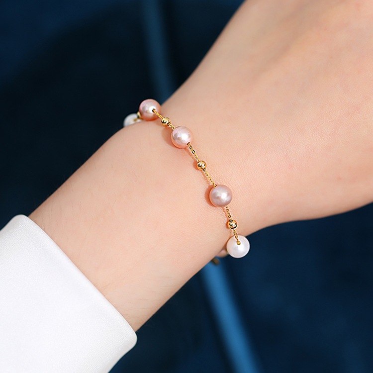 2 kg产品信息珍珠品种:淡水珍珠手链材质:g18k金17厘米手