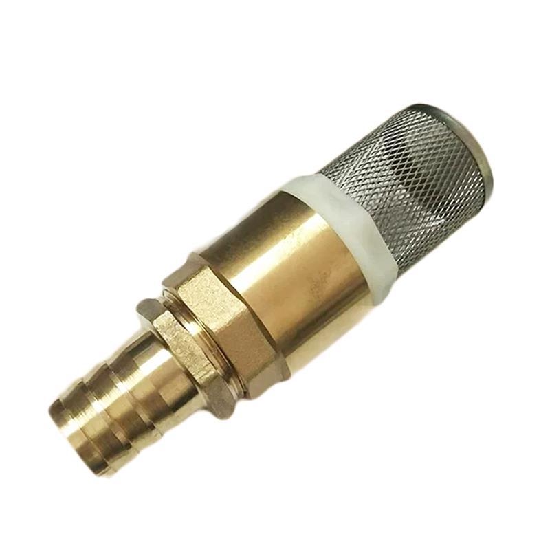 柴油过滤网自吸泵单向阀止回阀1寸防回流水泵油管底阀加油机配件