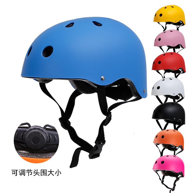 Cross-Border Adult and Children Helmet Skateboard Hip-Hop Helmet Roller Skating Cap Outdoor Bicycle Riding Helmet Factory