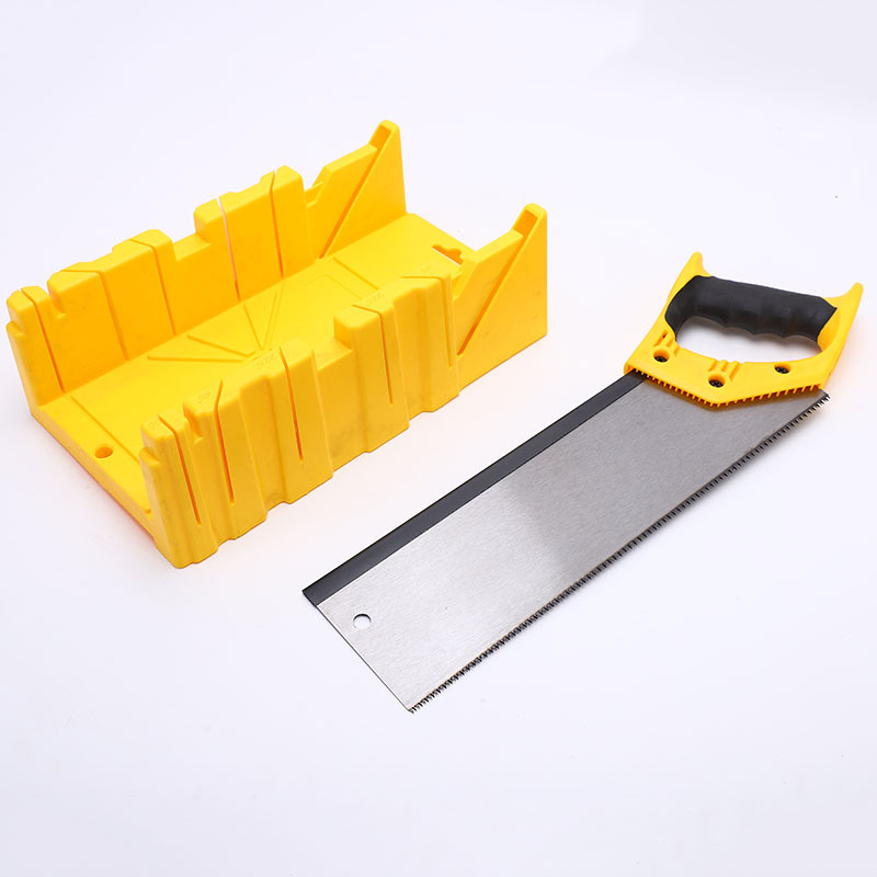 厂家直供45度锯盒夹背锯角度斜角锯子多功能线条切角锯盒斜锯