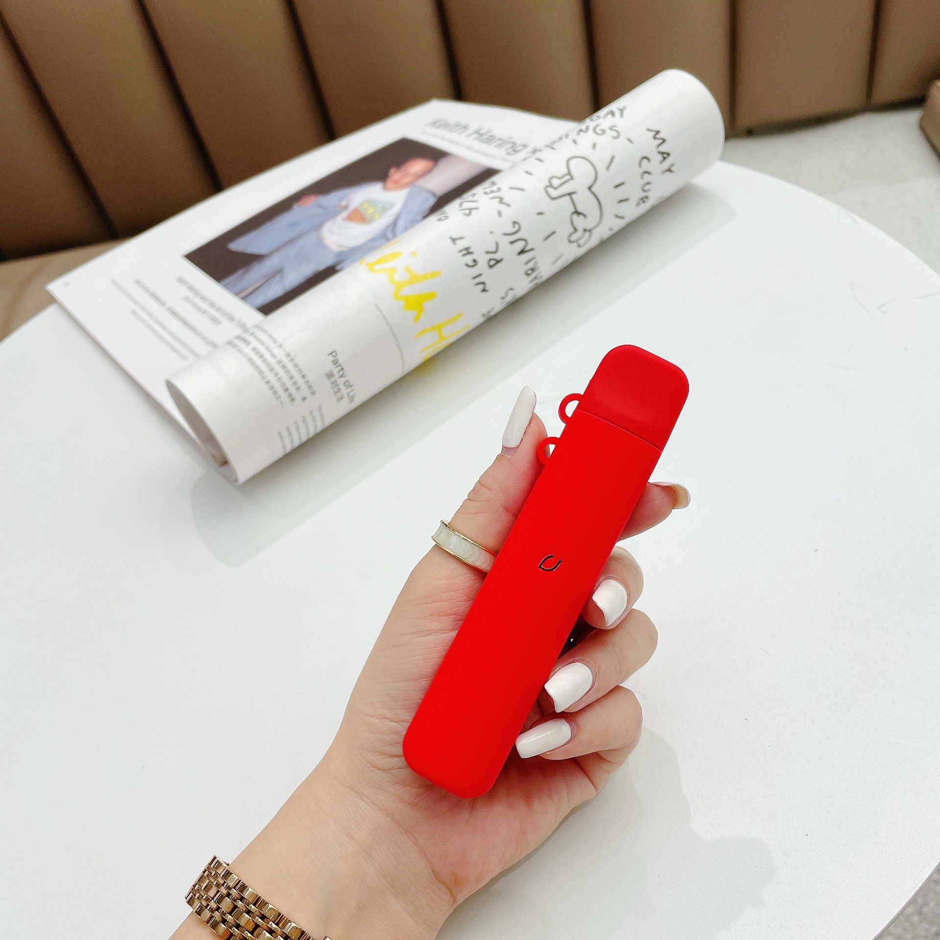 新款绿萝二代保护套电子器烟杆硅胶套绿萝透明套lvluo挂绳防尘套