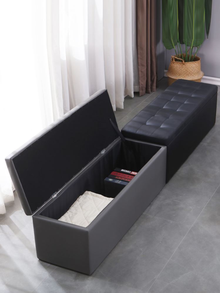 卧室衣服放置凳房间放衣服凳床尾榻储物店铺女装服装店休息区沙发