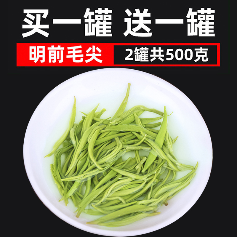 贵州都匀毛尖茶叶2024新茶云雾绿茶明前春茶浓香型散装共500g