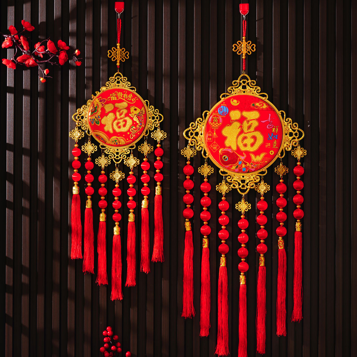 2024新款龙年中国结挂件 福字插花挂饰喜庆新年春节挂件批发-阿里巴巴