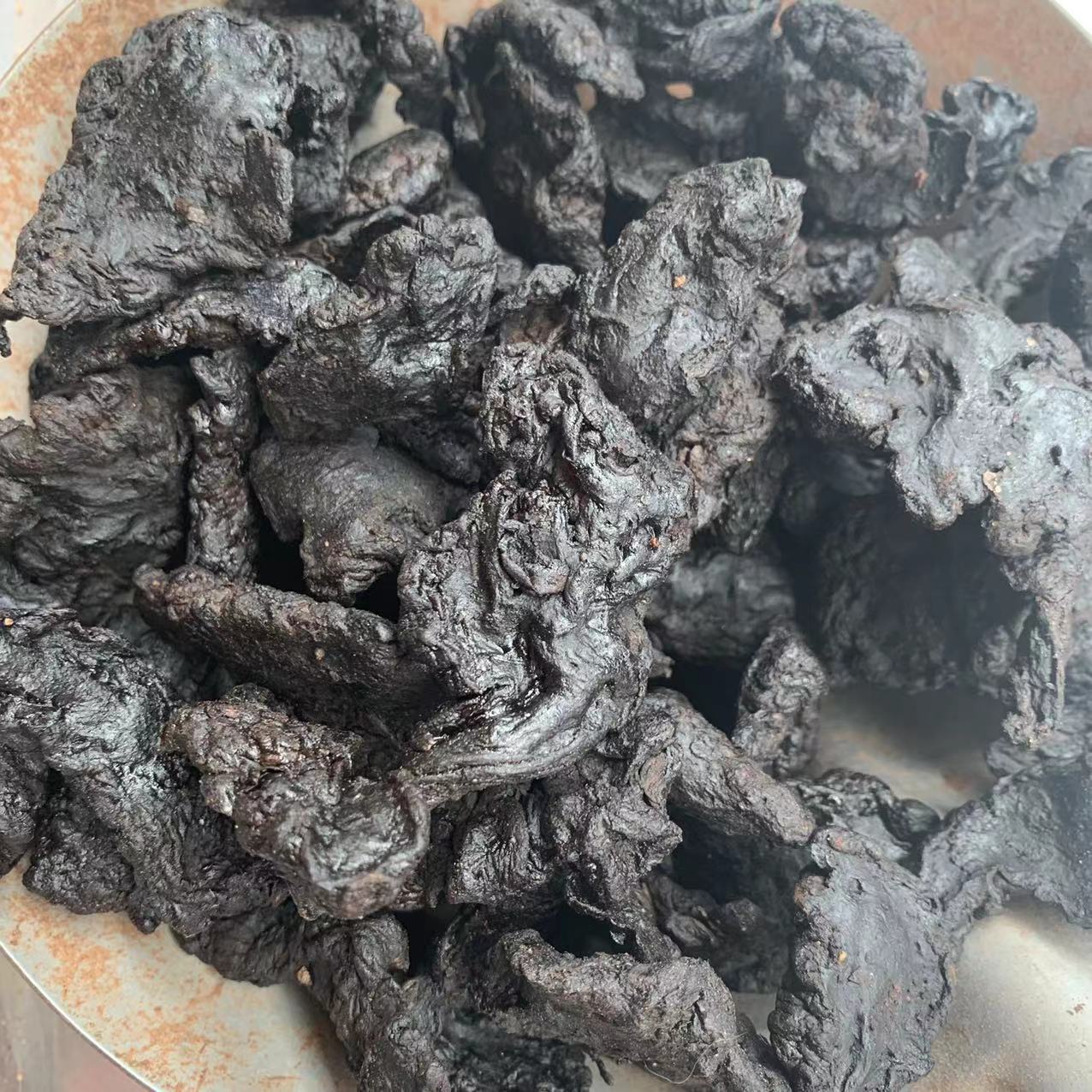 鸡头熟黄金制过的黄精散装制黄精黑亮透油制黄精中药材批发代发