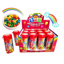 30克幻彩豆糖果彩虹脆皮糖果超市便利店热卖糖豆糖果礼物批发包邮