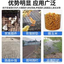 塑料网格防护网圈玉米网养殖围栏网养鸡栅栏家用户外菜园隔离护栏