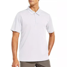 TEMU跨境欧美大码宽松polo衫男士夏季短袖高品质上衣休闲空白版